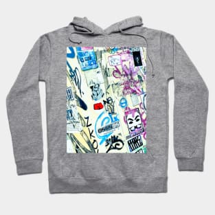 Urban Art Street NYC Graffiti Tag Sticker Hoodie